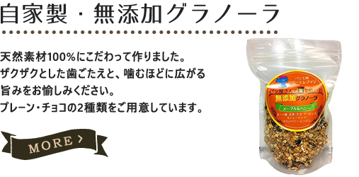 自家製・無添加グラノーラ